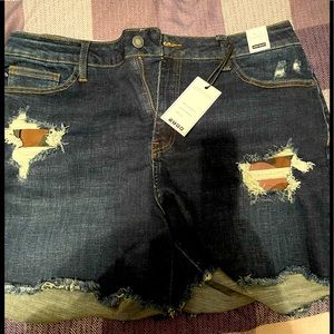 Judy Blue Camo Patch Shorts